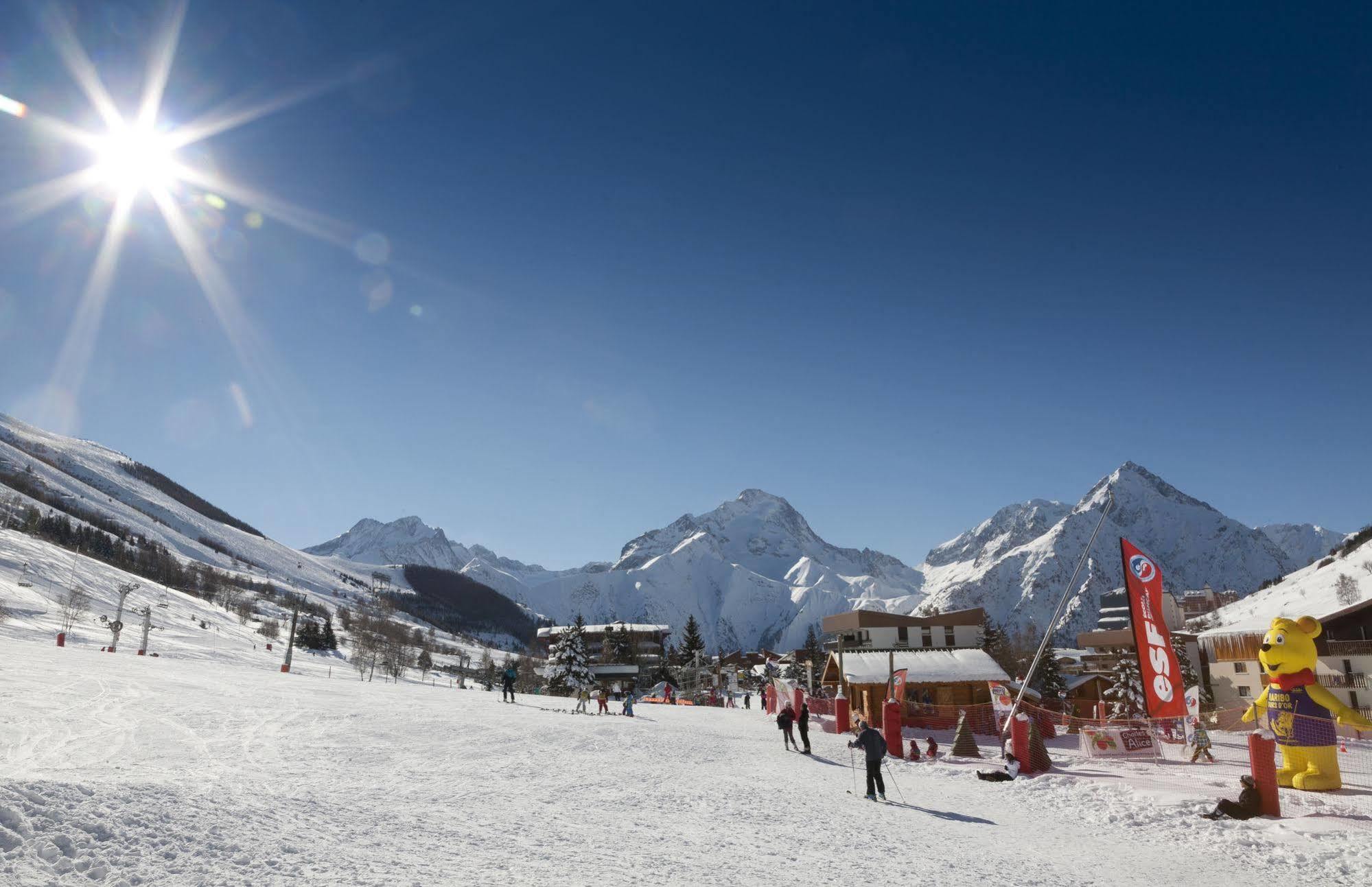 Hotel Club Mmv Le Panorama *** Les Deux Alpes Eksteriør bilde