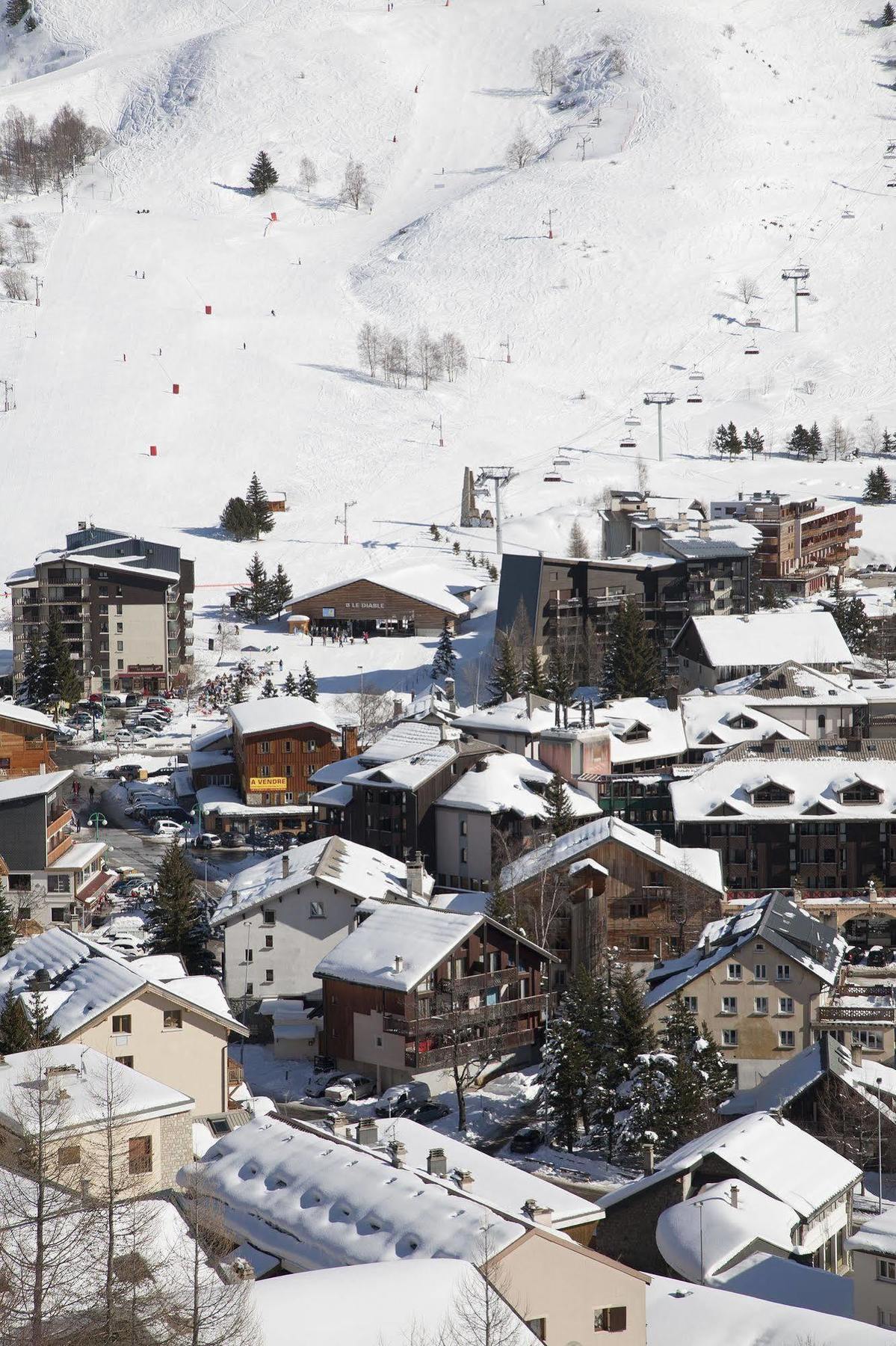 Hotel Club Mmv Le Panorama *** Les Deux Alpes Eksteriør bilde